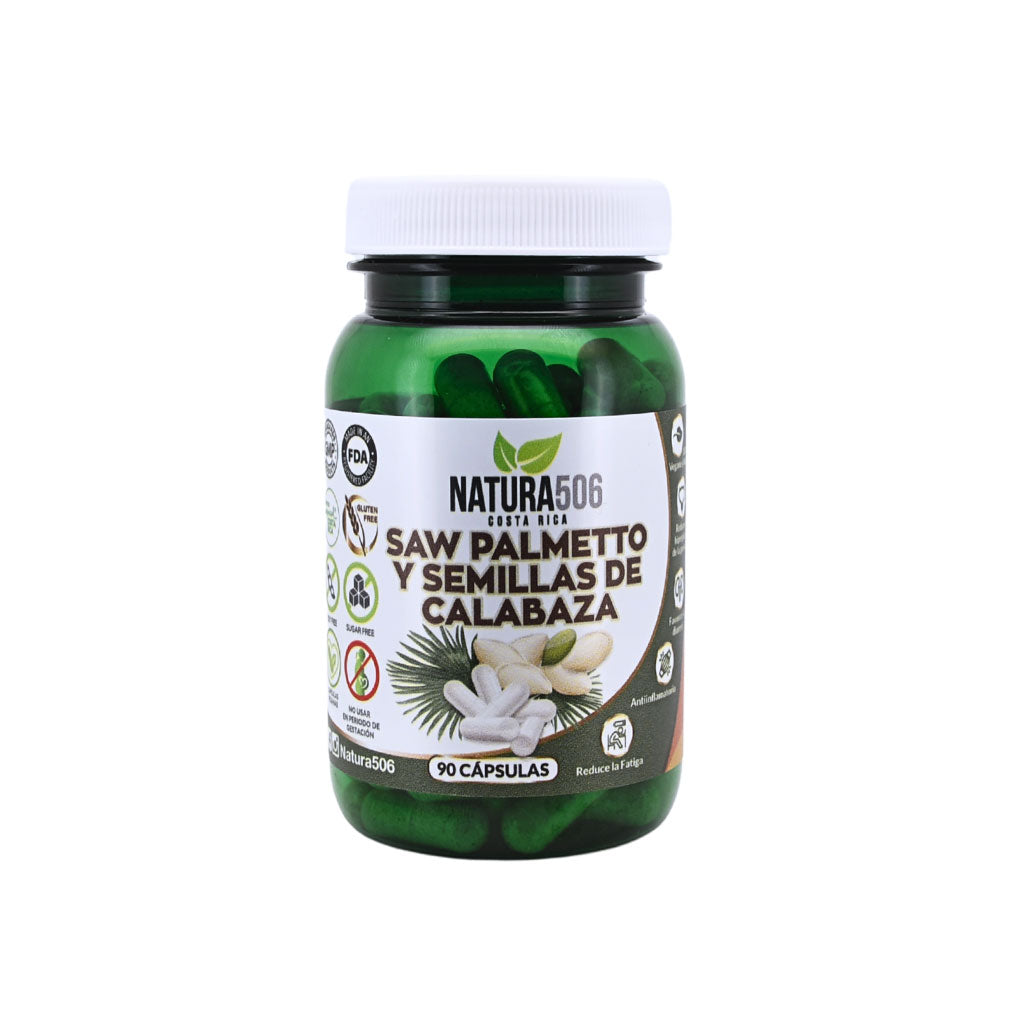 Cápsulas Saw Palmetto y Semillas de Calabaza