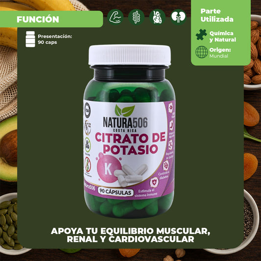 Cápsulas de Citrato de Potasio