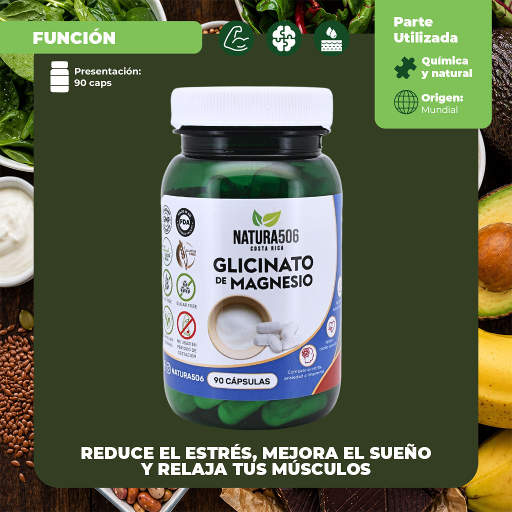 Cápsulas de Glicinato de Magnesio