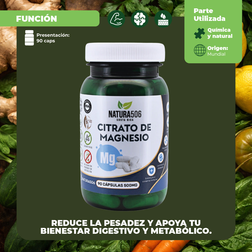 Cápsulas de Citrato de Magnesio
