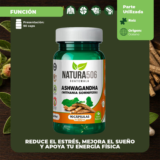 Cápsulas de Ashwagandha