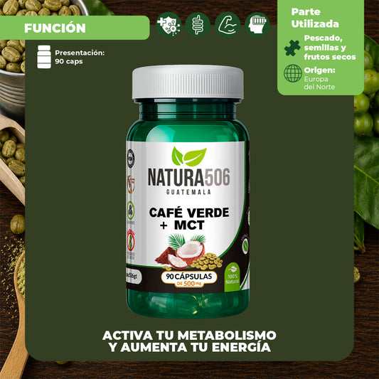Cápsulas de Café Verde + MCT