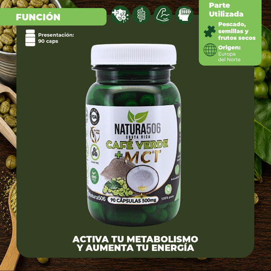 Cápsulas de Café Verde + MCT
