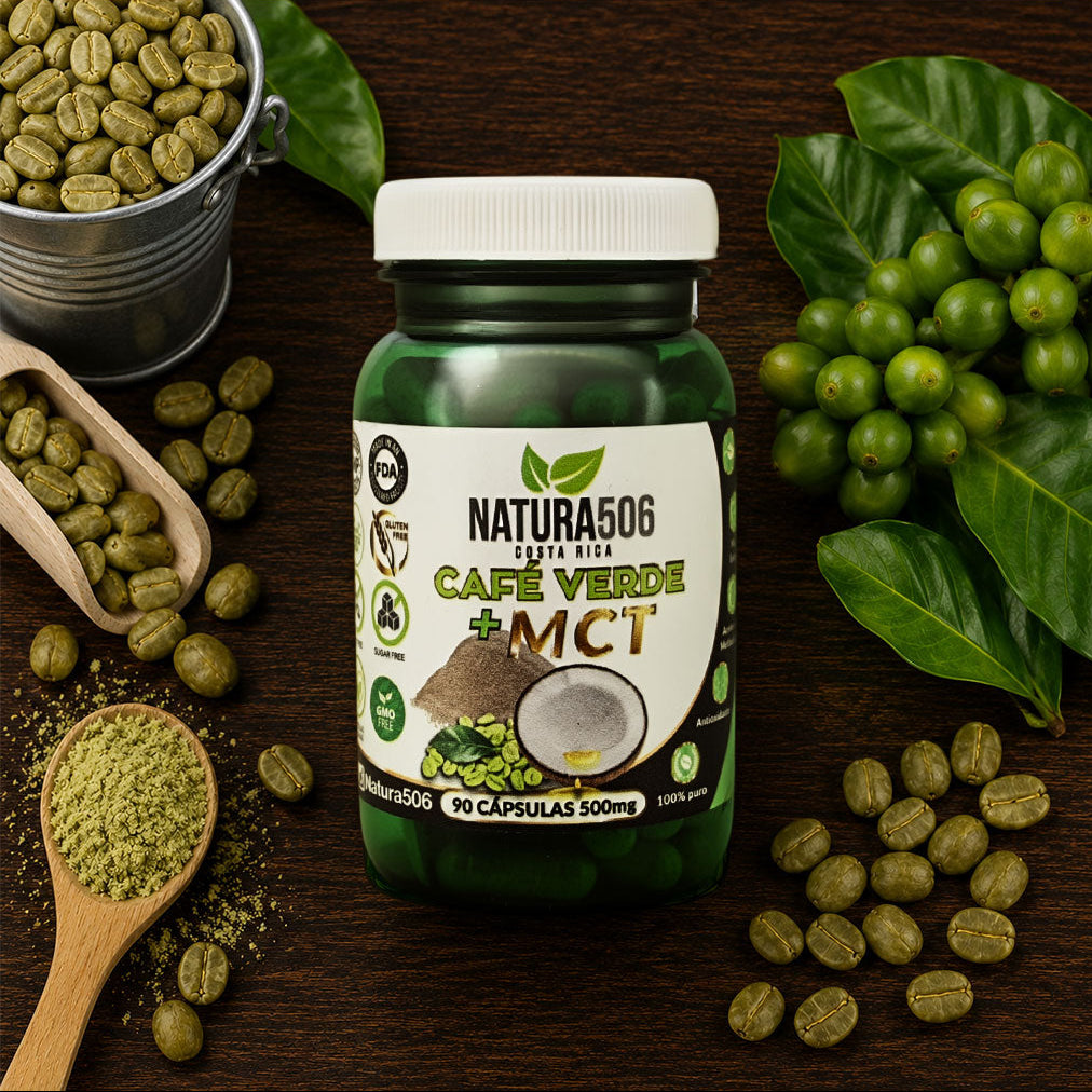 Cápsulas de Café Verde + MCT