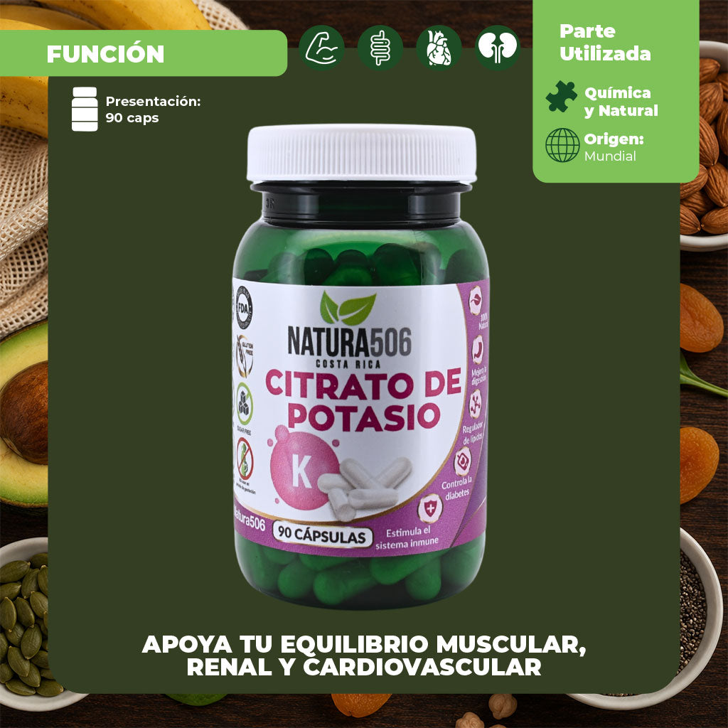 Cápsulas de Citrato de Potasio