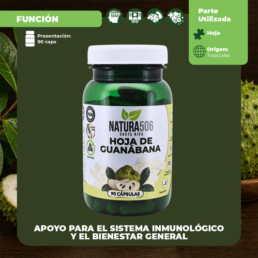 Cápsulas de Hoja de Guanábana