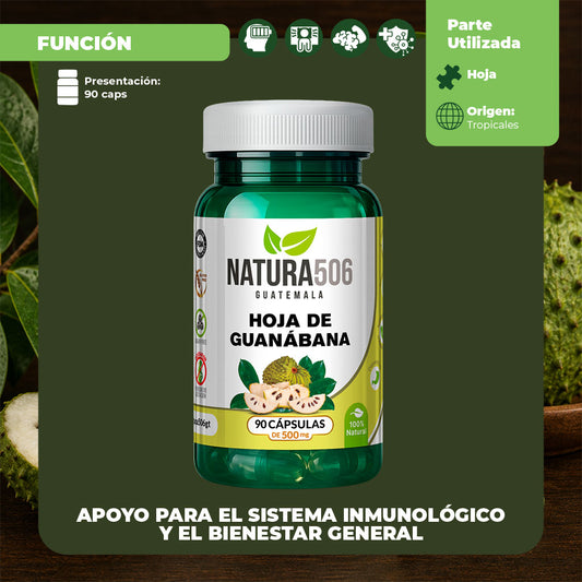 Cápsulas de Hoja de Guanábana