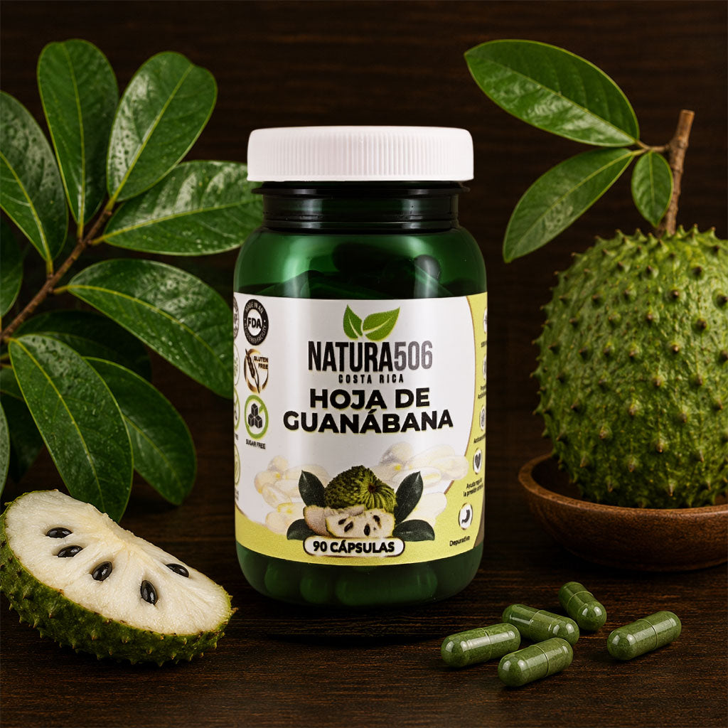 Cápsulas de Hoja de Guanábana