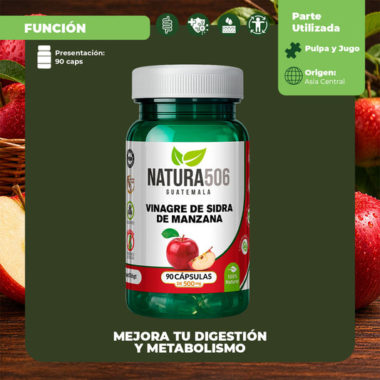 Cápsulas de Vinagre de Sidra de Manzana