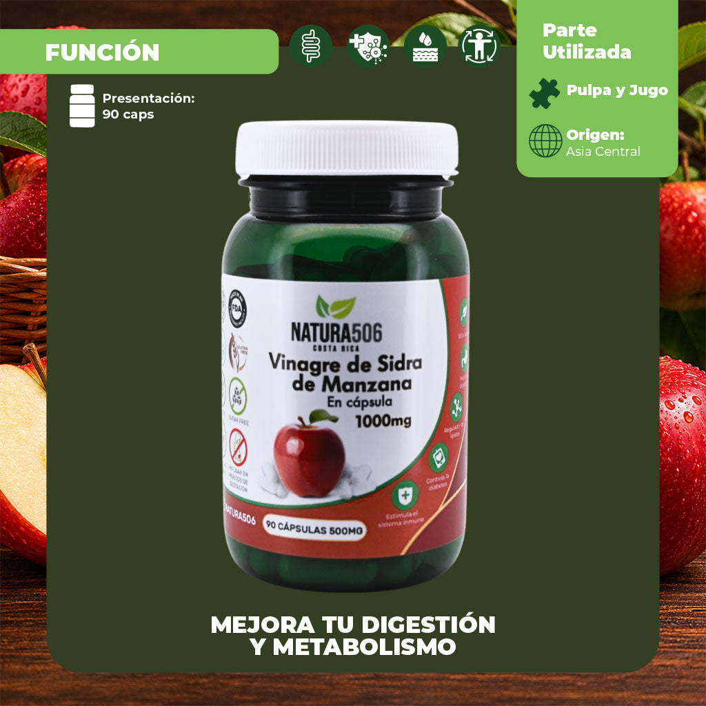 Cápsulas de Vinagre de Sidra de Manzana